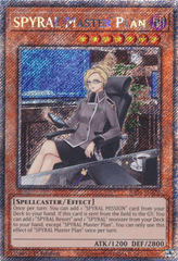 SPYRAL Master Plan - RA04-EN276 - (Platinum Secret Rare) - 1st Edition